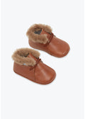 Chaussons En Cuir Souple